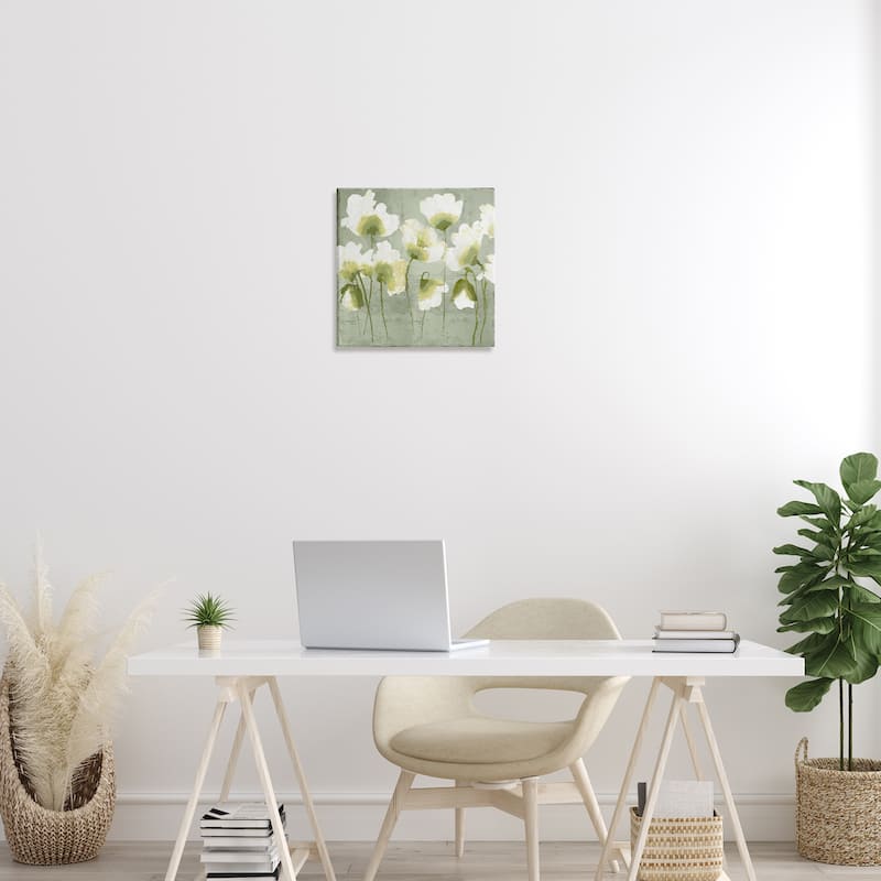 Stupell Charming Flower Impressions Canvas Wall Art Design By Vanessa Austin