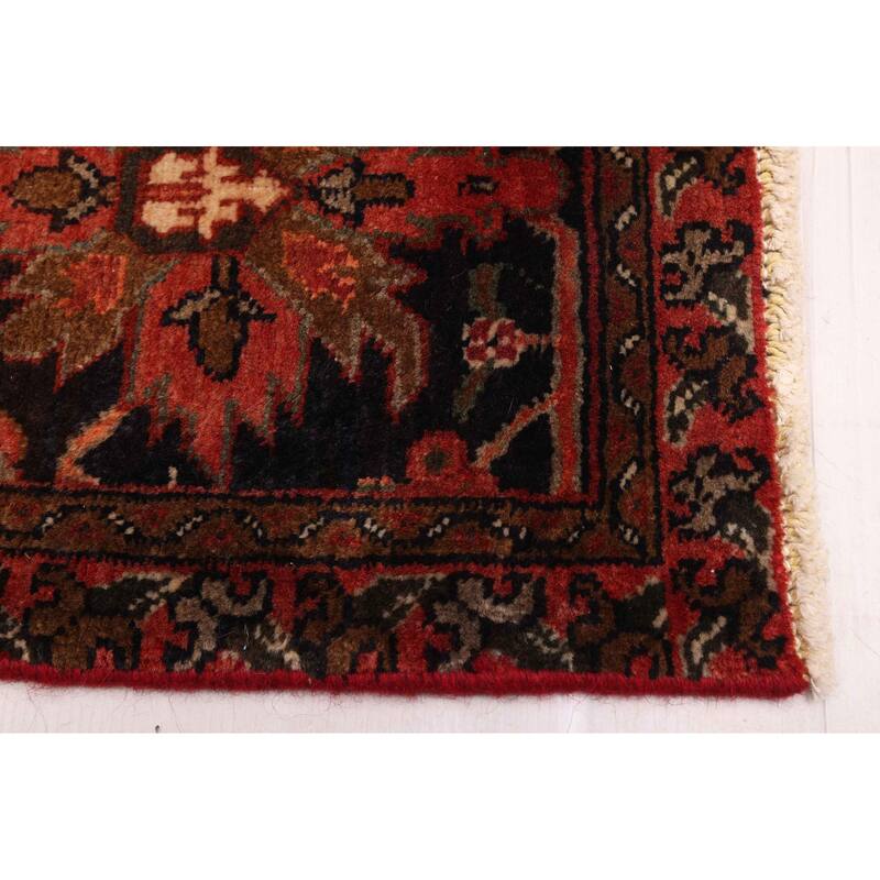 ECARPETGALLERY Hand-knotted Sarabi Dark Red Wool Rug - 9'8 x 12'10