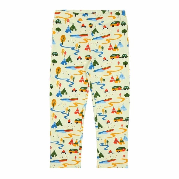 slide 2 of 7, Girl Leggings 12-18 months - Girl Leggings- Camping