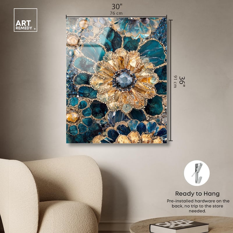 Opulent Geode IV Acrylic by Art Remedy, Ready to Hang