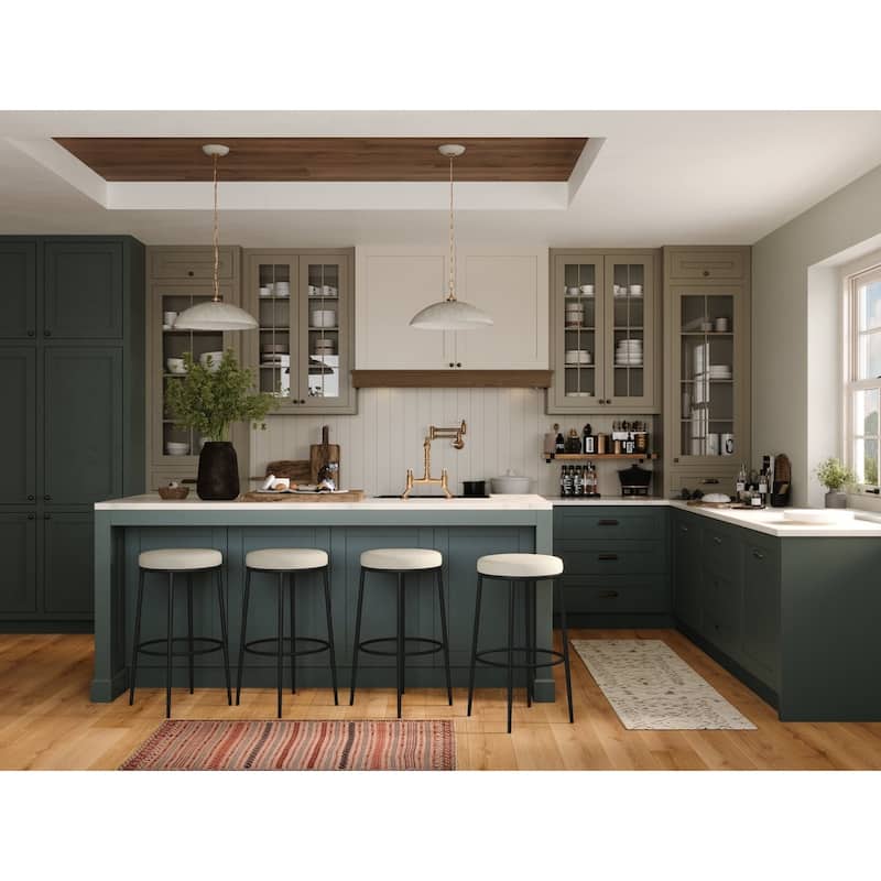 Maven Lane Stella Metal Kitchen Dining Stool