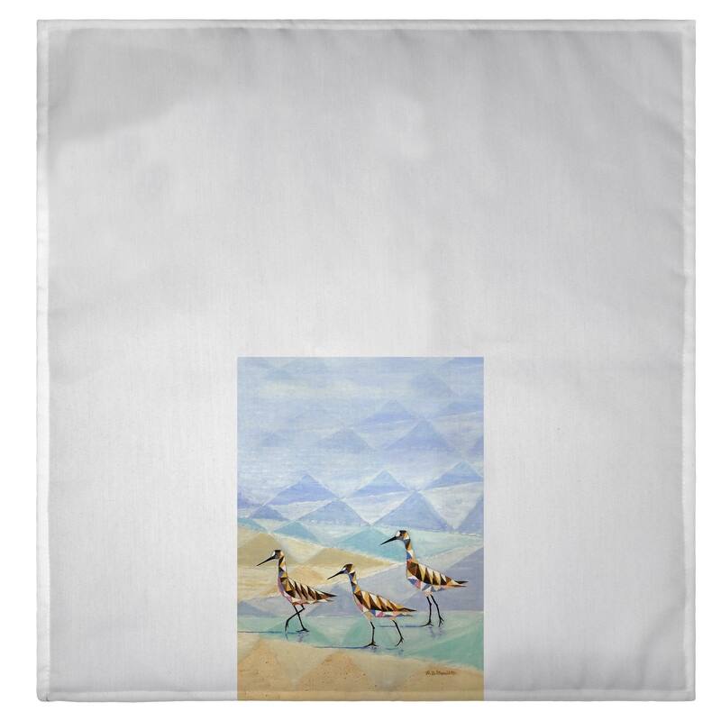 Geometric Sandpipers Guest Towel - 20x20
