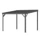 preview thumbnail 44 of 47, Domi Lean to Gazebo, Outdoor Hardtop Wall Mounted Gazebo with Sloping Galvanized Steel Roof