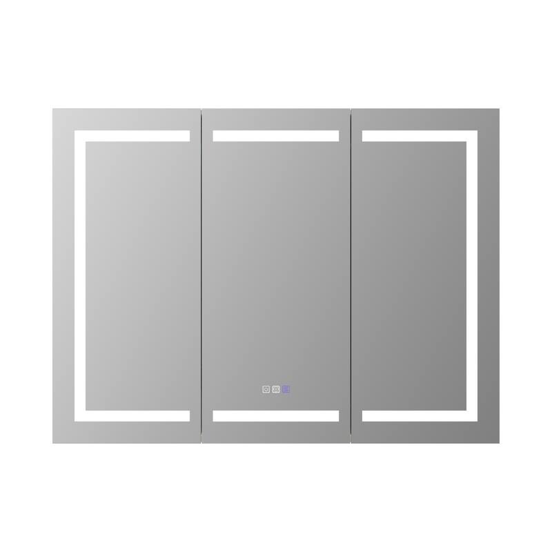 Modland 48"-72"W x 36"H Lighted Bathroom Medicine Cabinet with Backlit & Frontlit Modes,Anti-Fog