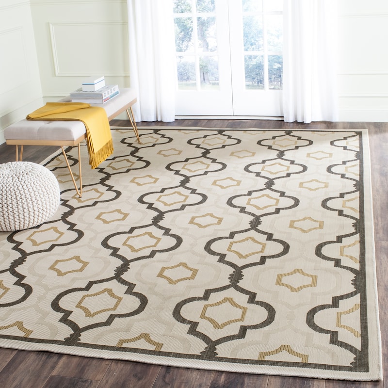 SAFAVIEH Courtyard Annmarie Indoor/ Outdoor Waterproof Patio Backyard Rug