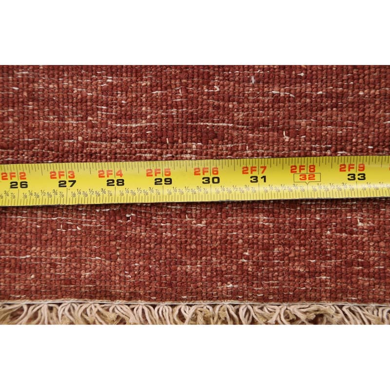 Modern Gabbeh Kashkoli Oriental Wool Runner Rug Handmade Carpet - 3'2" x 16'2"