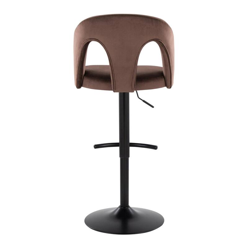 Ava Upholstered Adjustable Barstool - Set of 2