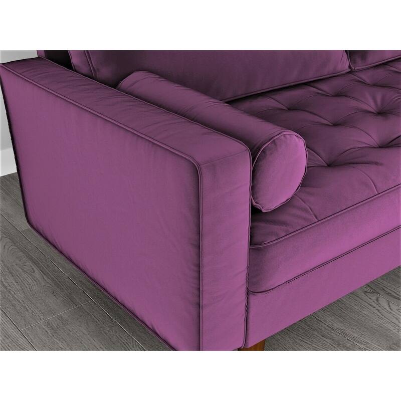Mac Velvet Mid-century Style Sofa