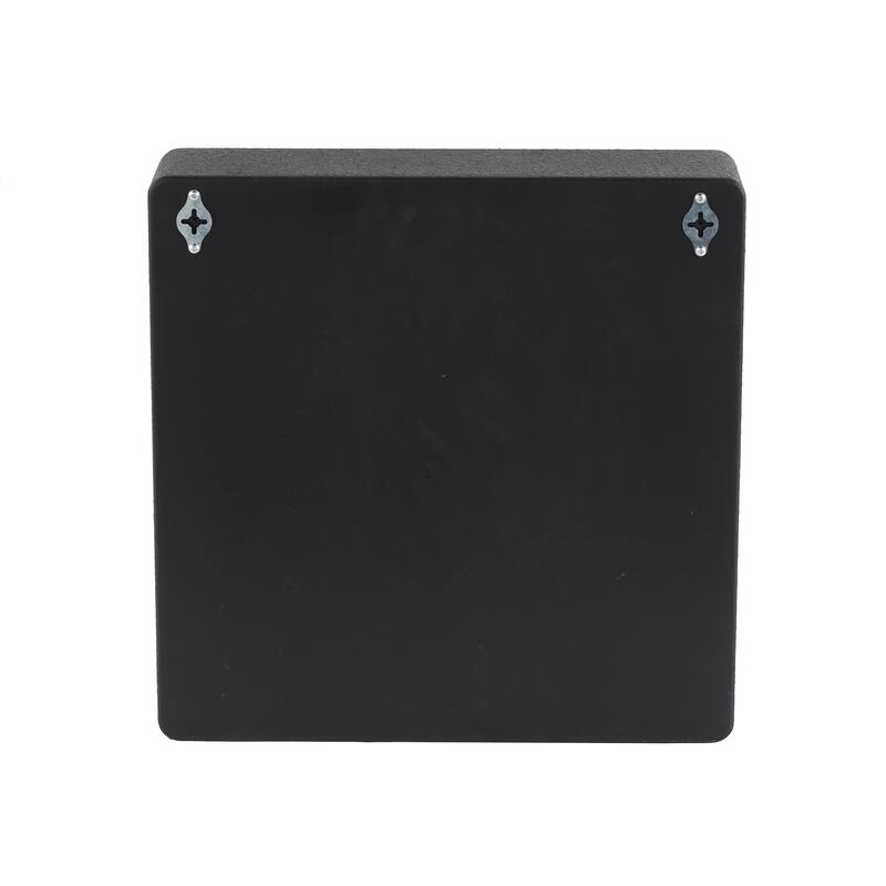 Cream or Black Wood 9 Shelf Geometric Room Wall Shelf