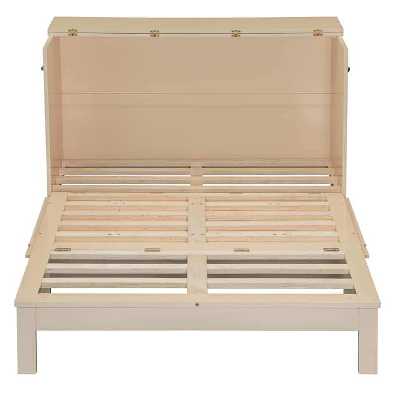 Full Size Murphy Bed with Large Drawers