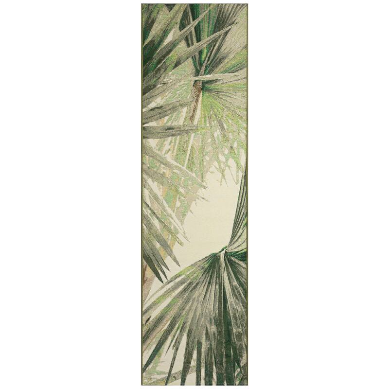 Liora Manne Marina Palm Fan Indoor/Outdoor Rug