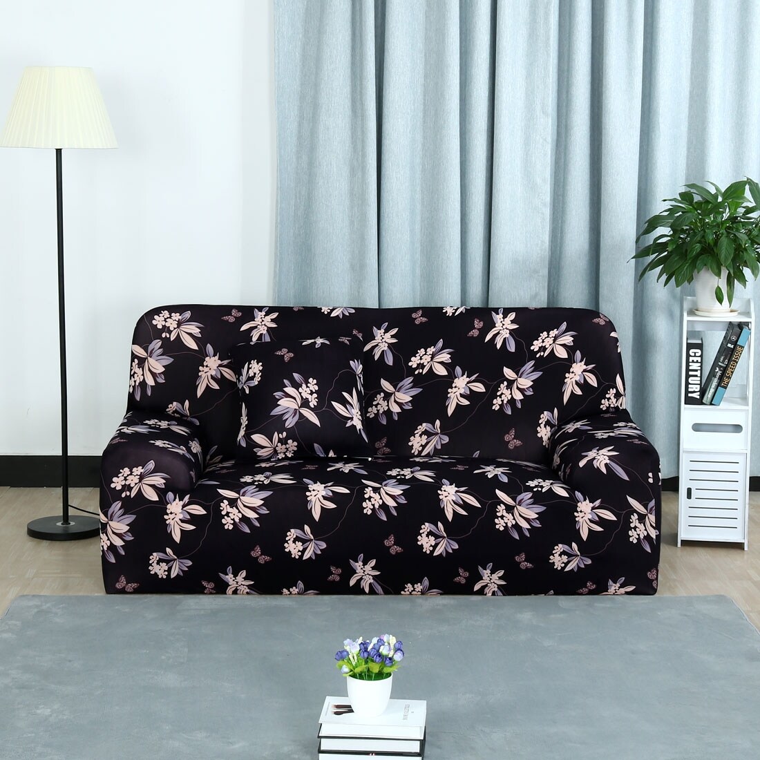 1-3Seater Bohemian Floral Stretch Sofa Covers Slipcover Settee Couch Slipcovers 