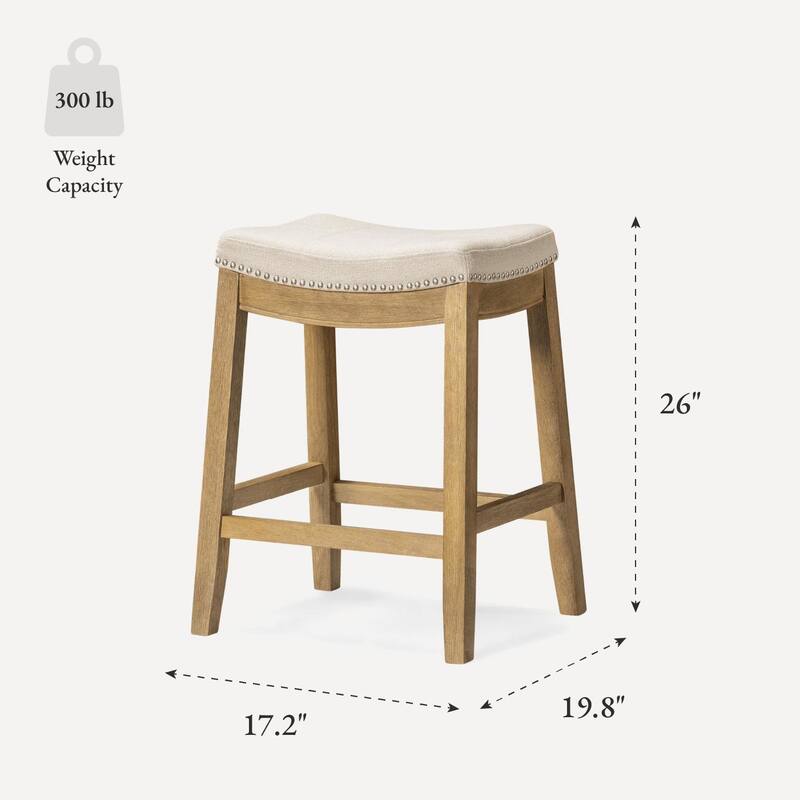 Maven Lane 26" Sophia Backless Counter Height Kitchen Stool