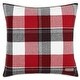 preview thumbnail 4 of 7, Eddie Bauer Lodge Red Throw Pillow Accent - Polyester - Red