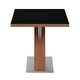 preview thumbnail 8 of 11, Somette Emily Modern Wood/Black Glass Dining Set with Nook