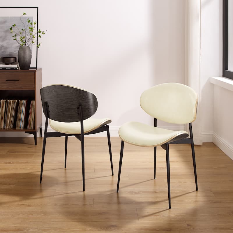 Art Leon Mid-century Modern Dining Chairs (Set of 2)