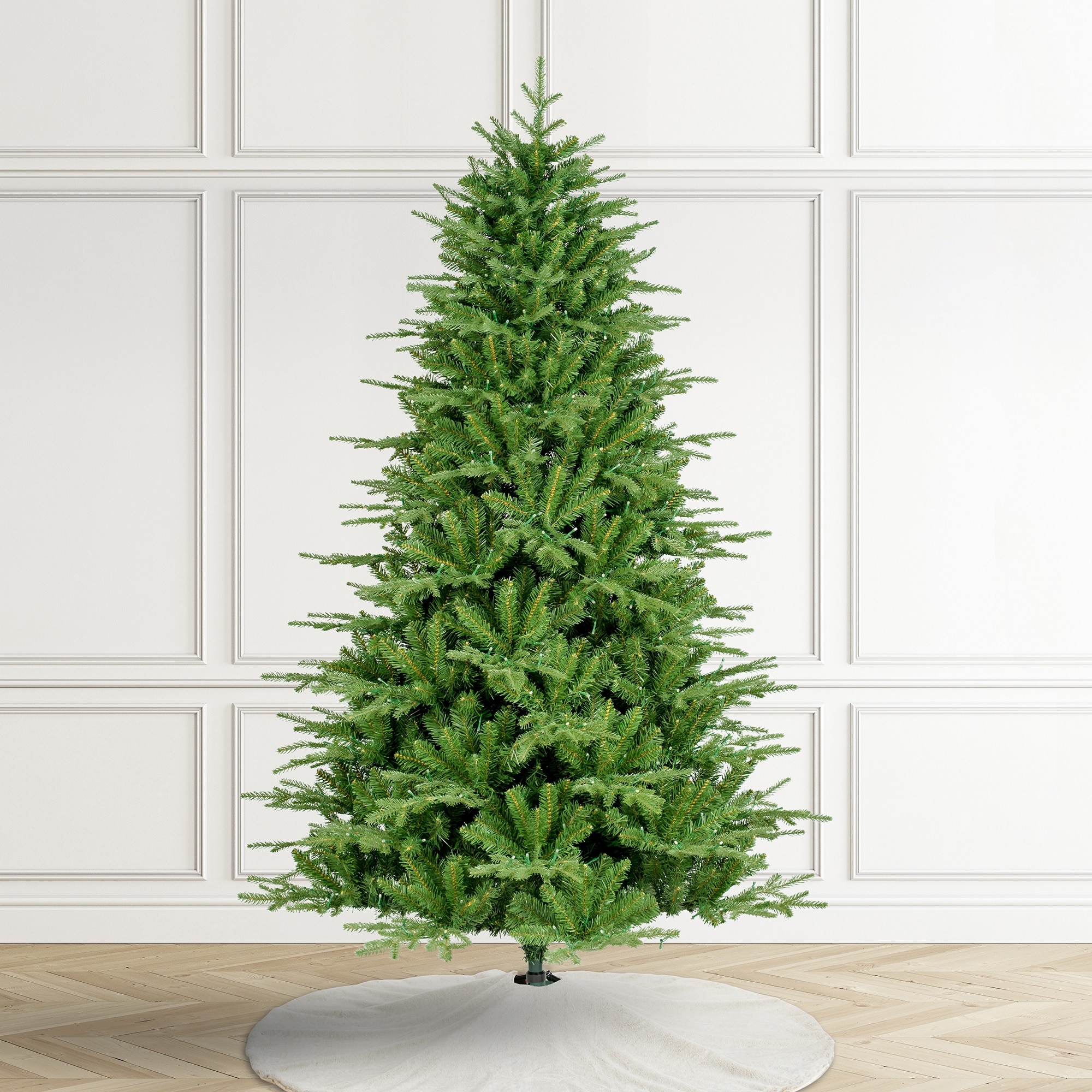 ✳︎new arrival✳︎christmas treeクリスマスツリー Glitzhome-7ft-Pre-Lit-Green-