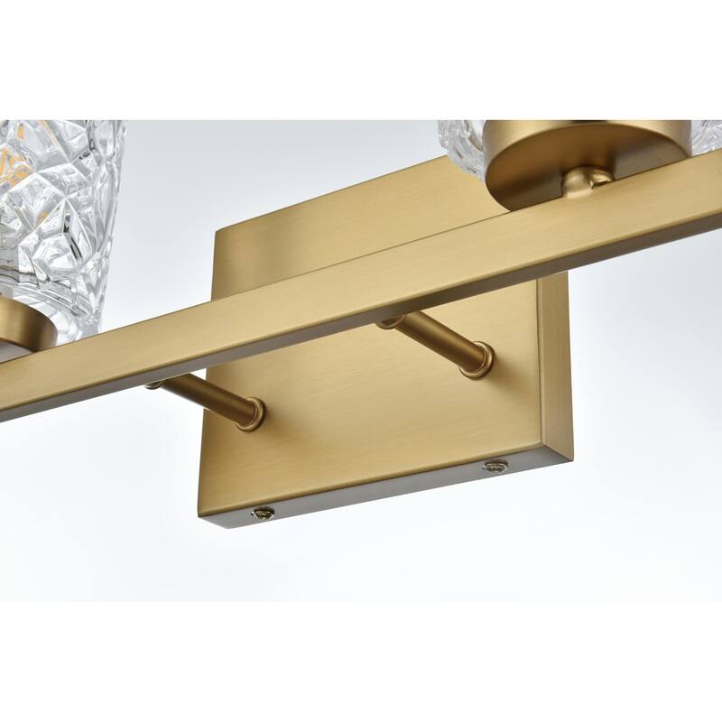 Elegant Lighting LD7026W14 Cassie 2 Light 14" Wide Vanity Light