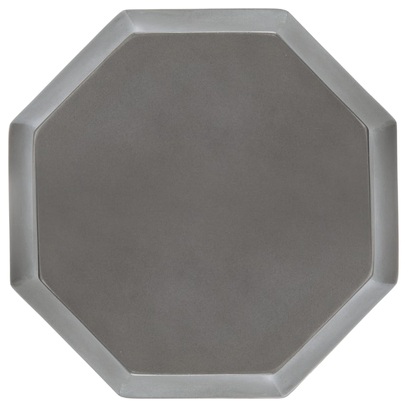 SAFAVIEH Evda Concrete Indoor/Outdoor Accent Table - 16" W x 16" D x 24" H - 16Wx16Dx24H