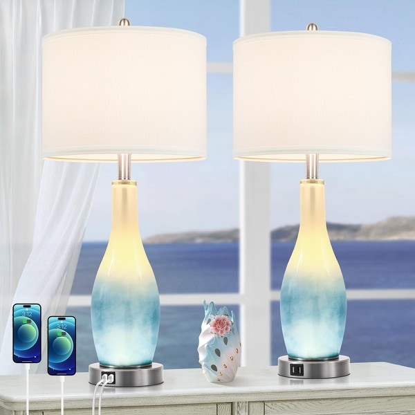 Coastal lamp table cheap