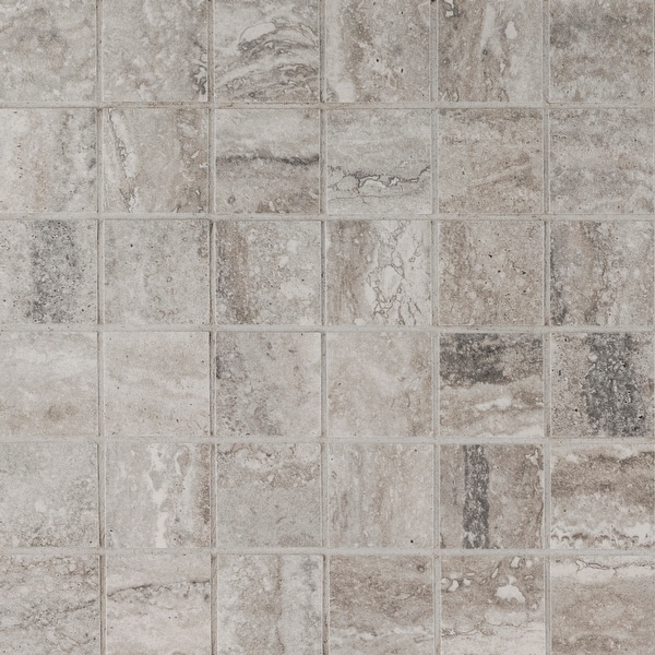 MSI N2X2-MP Veneto - 2" Square Mosaic Tile - Matte Porcelain Visual - Sold by Carton (8 SF/Carton) - Gray