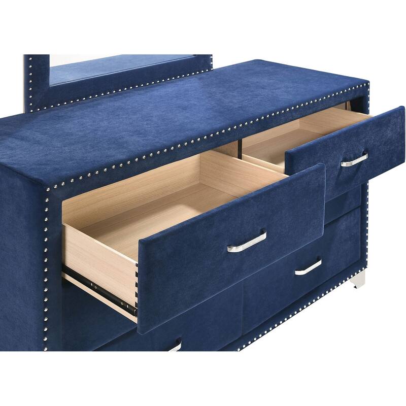 Kennedy 6-drawer Upholstered Dresser