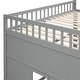 preview thumbnail 87 of 112, Solid Wood House Loft Bed with Window Design and Ladder, Twin/Full Size Playhouse Bed Loft Bed Frame with Guardrail for Kids