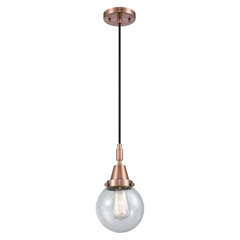Innovations Lighting 447-1P-G204-6 Beacon 6" Wide Mini Pendant with