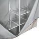 preview thumbnail 8 of 8, Full Size Metal Loft Bed with Wardrobe and Storage Shelves, White