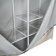 preview thumbnail 10 of 10, Space-saving Design Metal Loft Bed with Wardrobe and Storage Shelves, Full Size, White