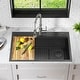preview thumbnail 126 of 137, KRAUS Kore Workstation Drop-In Stainless Steel Kitchen Sink