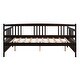 preview thumbnail 15 of 16, Full Size Modern Elegant Style Daybed with Support Legs and Headboard,Underbed Storage