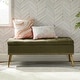 preview thumbnail 50 of 137, HULALA HOME Neptunus Modern 45.5" W Velvet Bedroom Storage Bench for End of Bed with Nailhead Trim