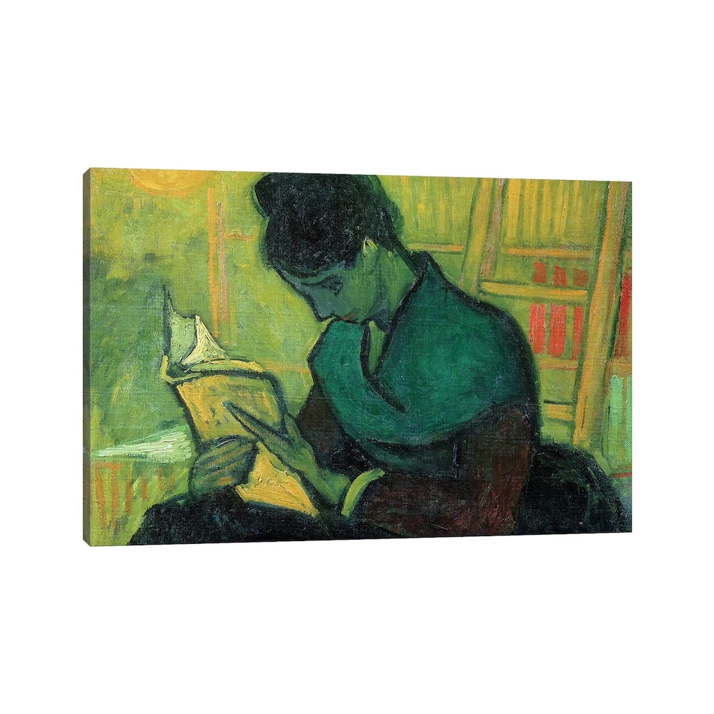iCanvas "The Novel Reader, 1888" by Vincent van Gogh Canvas Print