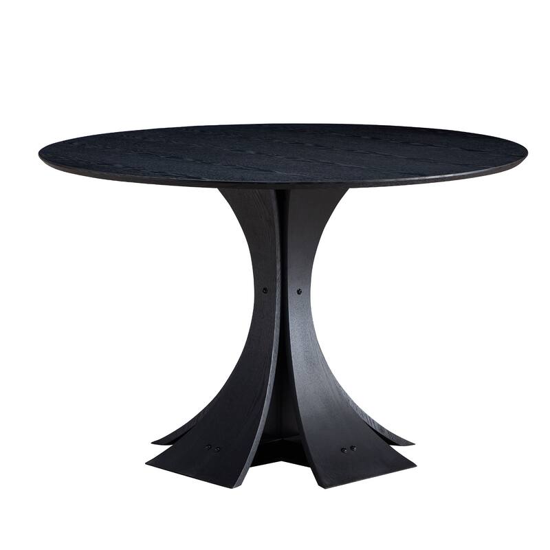 47.24" Round Modern MDF Dining Table for Kitchen