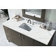 preview thumbnail 11 of 34, James Martin Vanities Metropolitan 60" Single Vanity, Silver Oak