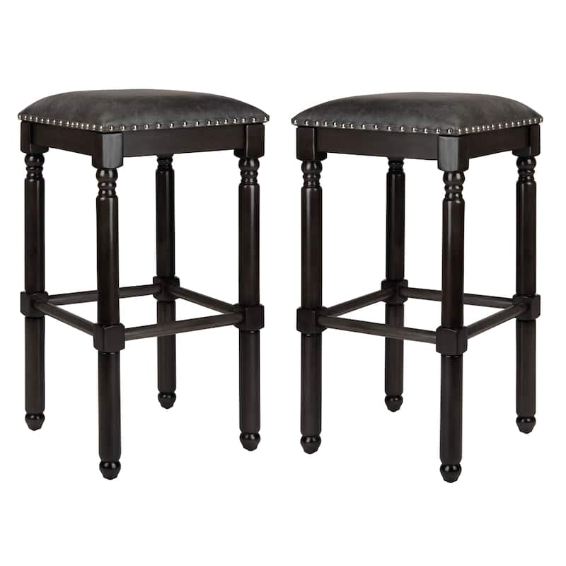 SAFAVIEH Dile 30 Inch Bar Stool - 15" x 15" x 30" - 15" x 15" x 30" - 15Wx15Dx30H