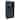 Sunnydaze Plastic Lockable Storage Cabinet with 3 Adjustable Shelves - Charcoal