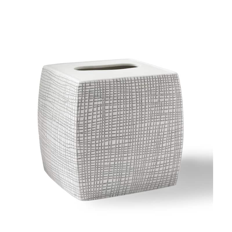Kassatex Raffia Bath Accessory collection - Tissue Holder