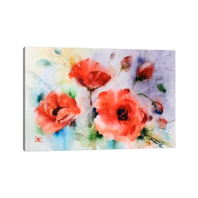 iCanvas "Poppies" by Dean Crouser Canvas Print