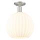 Option Brushed Satin Nickel / White Venetian