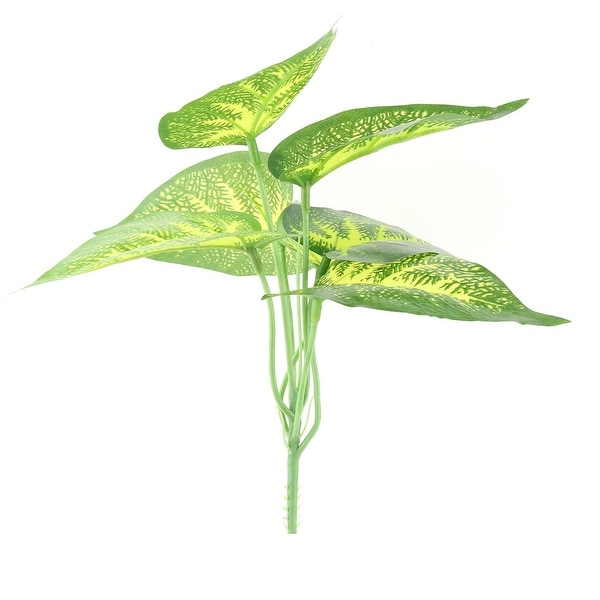 Household Restaurant Plastic Desktop Desk DIY Decor Artificial Plant Apple Leaf