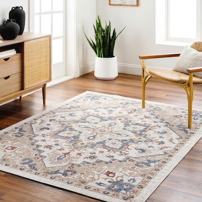 Livabliss Juliet Traditional Recycled Indoor / Outdoor Area Rug