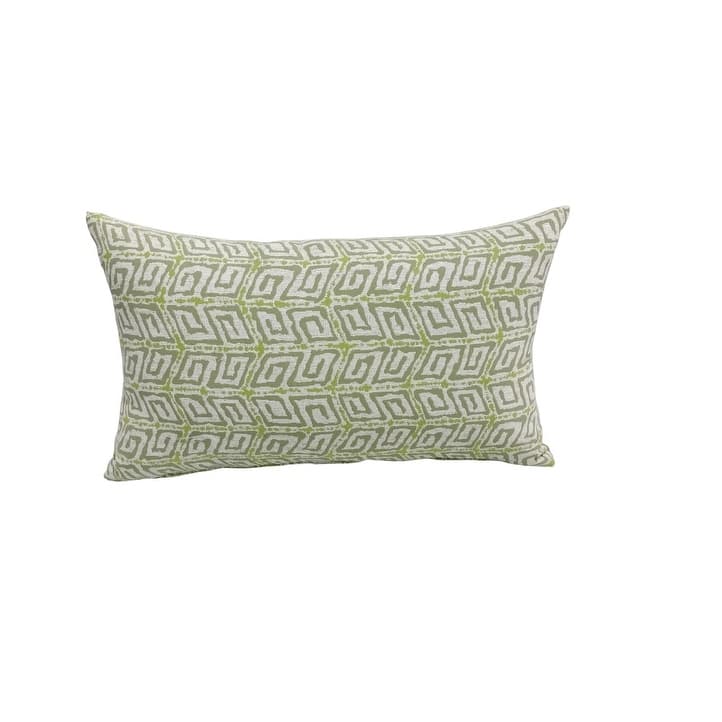 12" x 20" Indoor/Outdoor Throw Pillow, Set of 2 - N/A - Kiwi Green