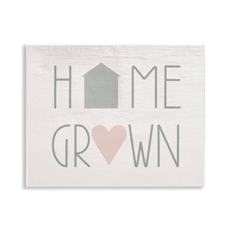 Stupell Home Grown Country Words Wall Plaque Art Design By Lil' Rue - 14 x 11