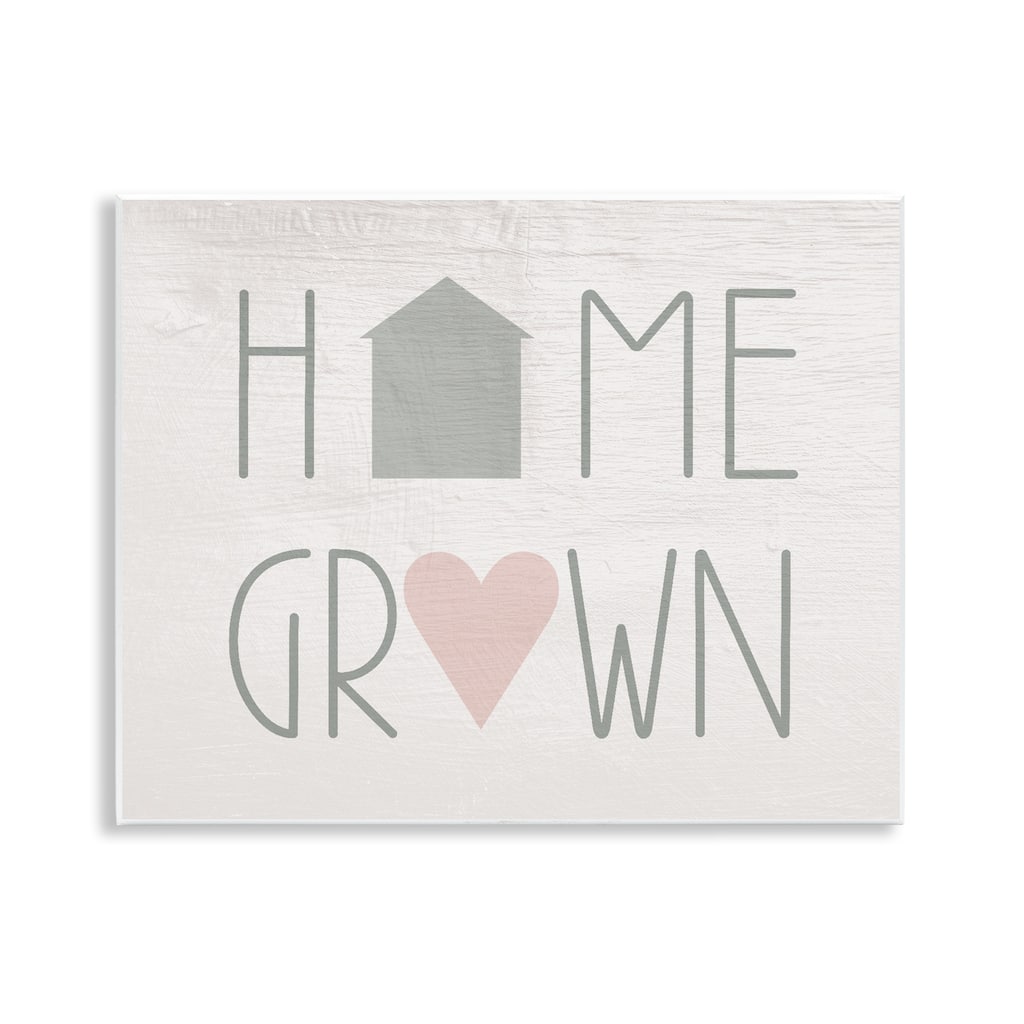 Stupell Home Grown Country Words Wall Plaque Art Design By Lil' Rue