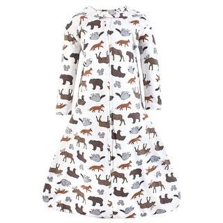Hudson Baby Infant Boy Long Sleeve Cotton Jersey Sleeping Bag, Sack, Blanket, Animal Adventure