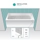 preview thumbnail 133 of 145, Fine Fixtures Acrylic-Fiberglass Soaking Bathtub, White. Alcove/Apron Front