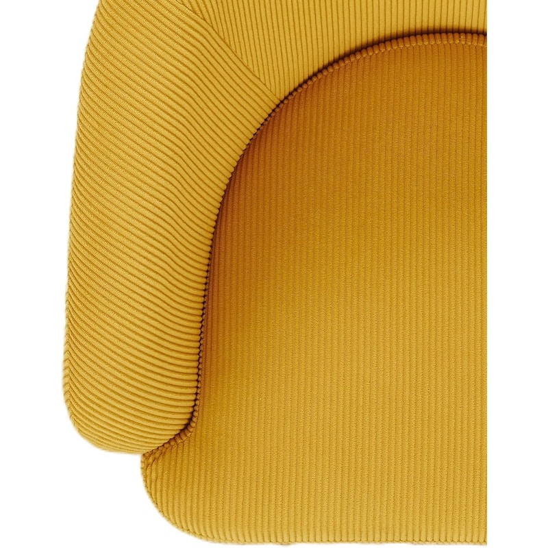 US Pride Furniture Modern Corduroy Accent Chair with Channel Back Design Black Metal Legs and Soft Upholstery