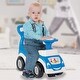 preview thumbnail 8 of 6, Pilsan My Cute First Car Blue Police Chief Ride On Kids Toy for Ages 18 Months+ - 9.05